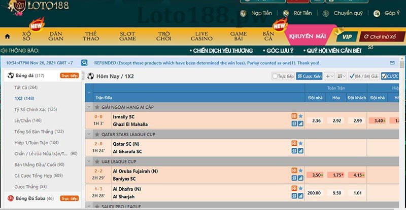Soi kèo bóng đá Loto188